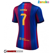 Ženske Nogometnih dresov Barcelona Fermin Lopez #7 Domači 2026-27 Kratki rokavi